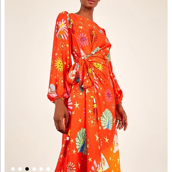 FARM Rio Dresses & Skirts - Farm Rio Lotus Star Dress